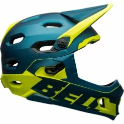 Casque Bell Super DH MIPS Bleu/Jaune Fluo -Vélo Elegant Magasin casque bell super dh mips bleu jaune fluo 2