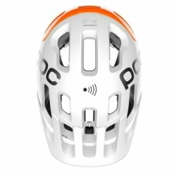 Casque POC Tectal Race SPIN NFC - Blanc Hydrogène-Orange AVIP -Vélo Elegant Magasin casque poc tectal race spin nfc blanc hydrogene orange avip 4