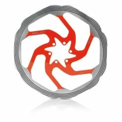 Disque XLC BR-X58 203 Mm Argent/rouge Usiné CNC