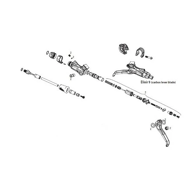 Kit Entretien Frein Avid Elixir (9 , 7 & Code R : Carbone) - 11.5015.064.060 1 Kit Entretien Frein Avid Elixir (9 , 7 & Code R : Carbone) - 11.5015.064.060