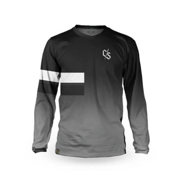 Maillot VTT Manches Longues Loose Riders C/S Heritage Dipped Blanc 1 Maillot VTT Manches Longues Loose Riders C/S Heritage Dipped Blanc