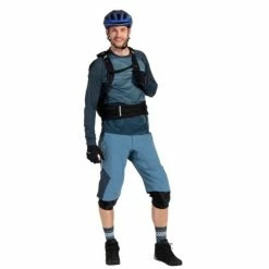Maillot VTT Manches Longues Vaude Moab LS VI Bleu Gris -Vélo Elegant Magasin maillot vtt manches longues vaude moab ls vi bleu gris 2