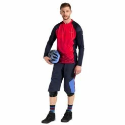 Maillot VTT Manches Longues Vaude Moab LS VI Rouge Mars -Vélo Elegant Magasin maillot vtt manches longues vaude moab ls vi rouge mars 2