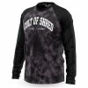T-Shirt Manches Longues Loose Riders Thermique - Tie-dye Gris