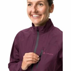 Veste Pluie Vaude Women's Drop Jacket III 04964 - Cassis -Vélo Elegant Magasin veste pluie vaude women s drop jacket iii 04964 cassis 3